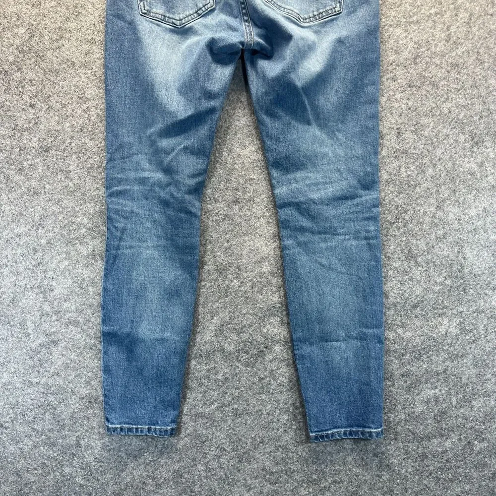 Everlane Jeans Womens Size 28 Skinny Mid Rise Light Blue Stretch Denim‎